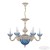 Подвесная люстра Bohemia Ivele Crystal AL79101P/6/175 WMG P Aquamarine/M-1F