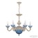 Подвесная люстра Bohemia Ivele Crystal AL79101P/6/175 WMG P Aquamarine/M-1F