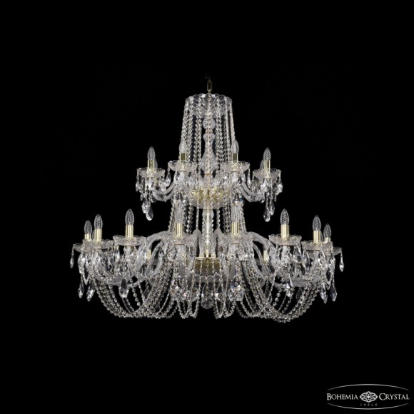 Подвесная люстра Bohemia Ivele Crystal 1402/16+8/400/2d G