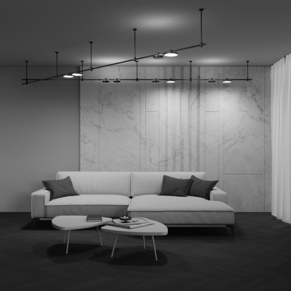 Трековый магнитный светильник Maytoni Plato TR153-1-10W3K-B