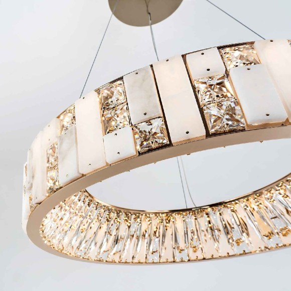 Подвесная светодиодная люстра Modelux ML.6988.600P GD