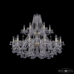 Подвесная люстра Bohemia Ivele Crystal 1409/12+6/360/2d G