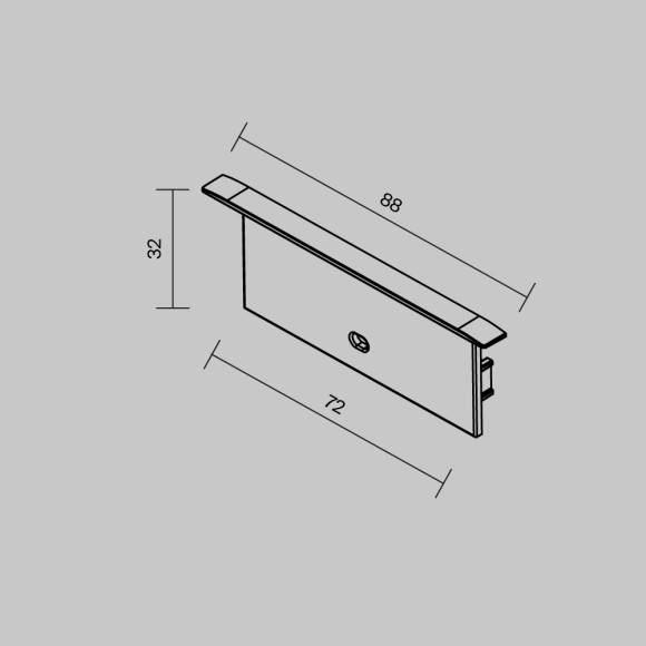 Комплект заглушек (2 шт.) Maytoni 642005