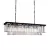 Подвесная люстра Delight Collection 1920s Odeon KR0387P-10C/P black/frost