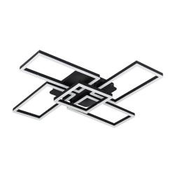 Потолочная светодиодная люстра с пультом управления LED4U L11004-5 BK