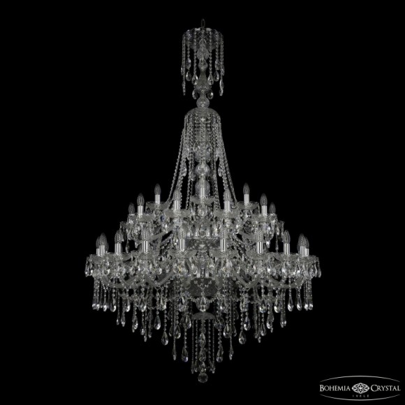 Подвесная люстра Bohemia Ivele Crystal 1415/20+10+5/400/XL-185/2d Ni