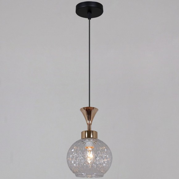 Подвесной светильник Reluce 10080-0.9-01 BK+FG