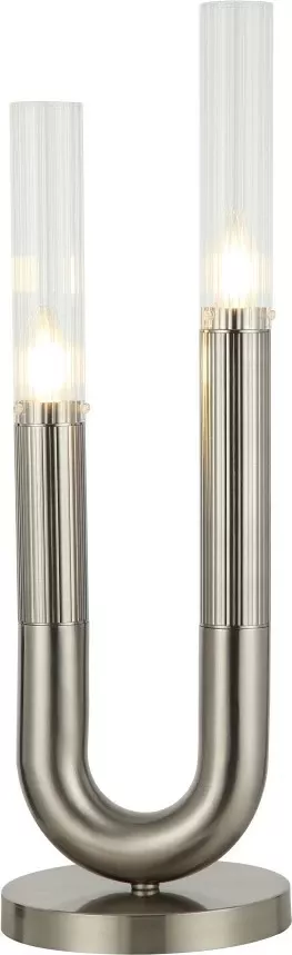 Настольная лампа Stilfort Fortuna 2185/11/02T, Никель, Прозрачный, Металл