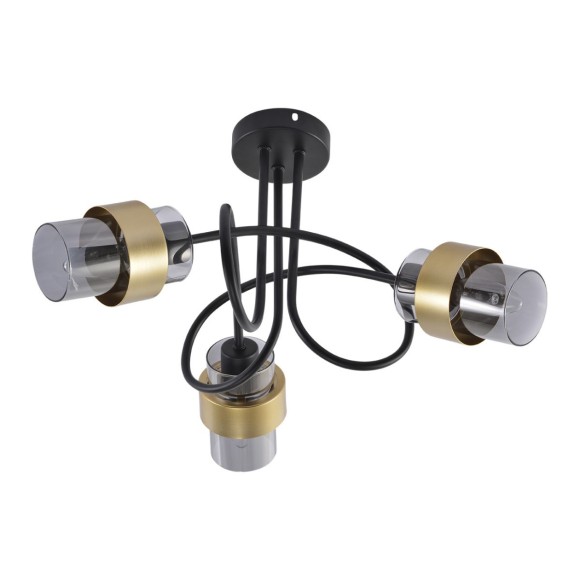 Потолочный светильник Escada Hurricane 1139/3P Black/Gold