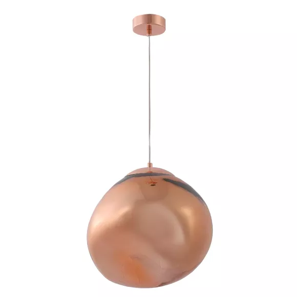 Подвесной светильник Crystal Lux MALAGA SP1 D280 COOPER, вид сверху Подвесной светильник Crystal Lux MALAGA SP1 D280 COOPER, вид сверху