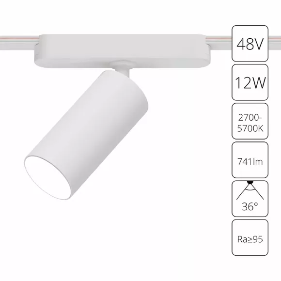 Трековый магнитный светильник Arte Lamp Rapid A2958PL-1WH Трековый магнитный светильник Arte Lamp Rapid A2958PL-1WH