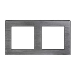 Рамка на 2 поста Arlight FRM-PRESTO-ALS-2-GR 043856