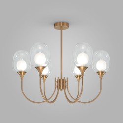 Люстра на штанге Eurosvet Spritz 70217/6 латунь a064749