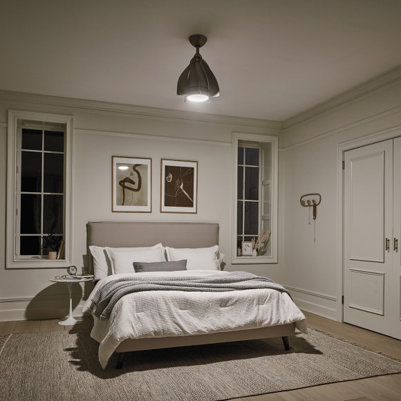 Люстра-вентилятор Kichler Terna KLF-TERNA-15-BN