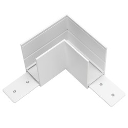 Соединитель PRO L-образный горизонтальный Teta Lightstar 505126-ALU