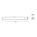 Линейный потолочный светильник Gauss Compact 143424336