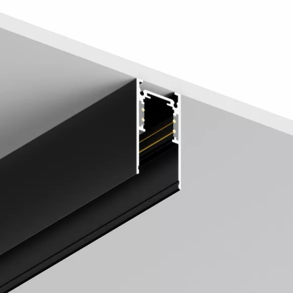 Шинопровод трехфазный накладной с заглушками Hesby Lighting ElDeko HSBL_0170, крупный план