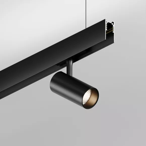 Шинопровод трехфазный накладной с заглушками Hesby Lighting ElDeko HSBL_0170, Черный, Алюминий