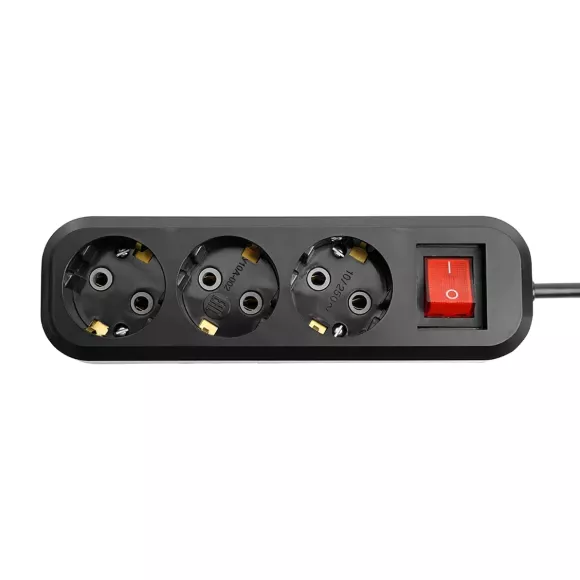 Удлинитель 3-местный с/з с выключателем Stekker Home HM03-31-03 50422 Удлинитель 3-местный с/з с выключателем Stekker Home HM03-31-03 50422